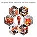 Oumefar Safety Suit Zip Up Cotton Protective Clothing With Reflective Strip Type 97 For Industrial Workers Fire Heat Insulation Apparel (M)