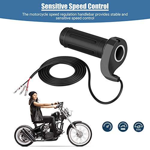 Manopla do acelerador, acelerador de velocidade de plástico durável para bicicletas para patinetes e