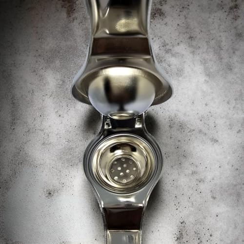 Image of Brunchy Lemon Squeezer Stainless Steel - Food Grade, Nimbu Squeezer with Bottle Opener, Comfortable Handle - Premium Stainless Steel Finish for Effortless Juicing (StainlessSteel)