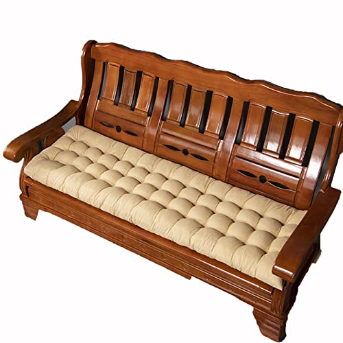 QLWYKJP Cojín de Banco de 8 cm de Grosor 2/3 plazas, cojín...