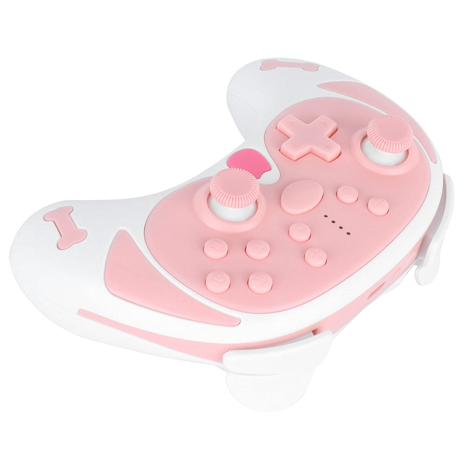 Gaming Controller, Long Range Gamepad Quick Pairing with Joystick for Switch(pink)