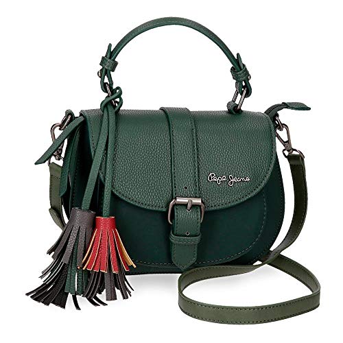 Bandolera con Solapa Pepe Jeans ANN Verde