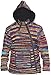 Produktbild Shopoholic FASHION HERREN Tyedye quer Hals Tyedye wollig Hippie Jacke - Schwarz, X-Large