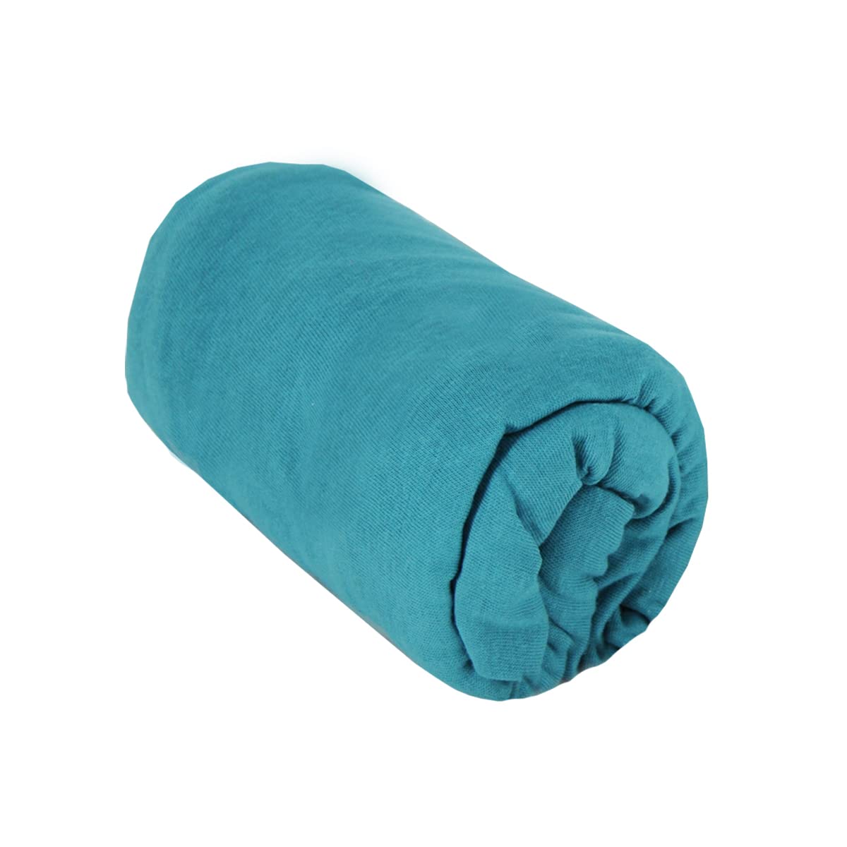 BabyCalin - Lenzuolo con angoli 70 x 140 x 17 cm, blu tropicale certificato OEKO-TEX