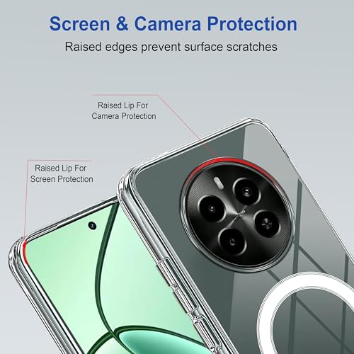 Image of amazon basics Back Case Cover for Realme Narzo 70 5G | Scratch-Resistant Back Case Cover | Clear