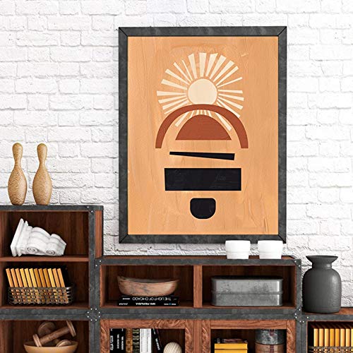 Image pour salon scandinave design géométrique doux et apaisant - 2