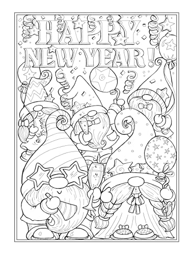 Whimsical Gnomes Coloring Book