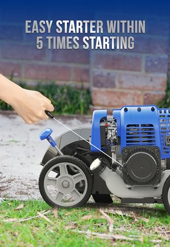 Wild Badger Power Sidewalk Edger Lawn Tool Gas 31cc WB31CCED, Blue