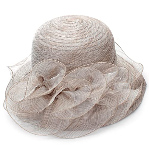 Chapeau de pêcheur femme pour la plage avec visière grand bord soleil