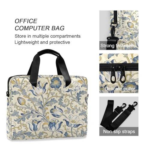 Funda de viaje para laptop 15.6 pulgadas amarillo y azul miniatura 6