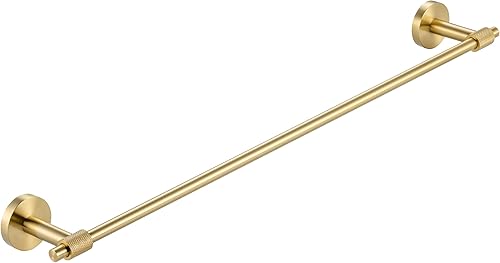 Miniatura 10 de Toallero individual – Serie Avant, colgador de toallas de baño de acero inoxidable, resistente, barra individual montada en la pared con diseño