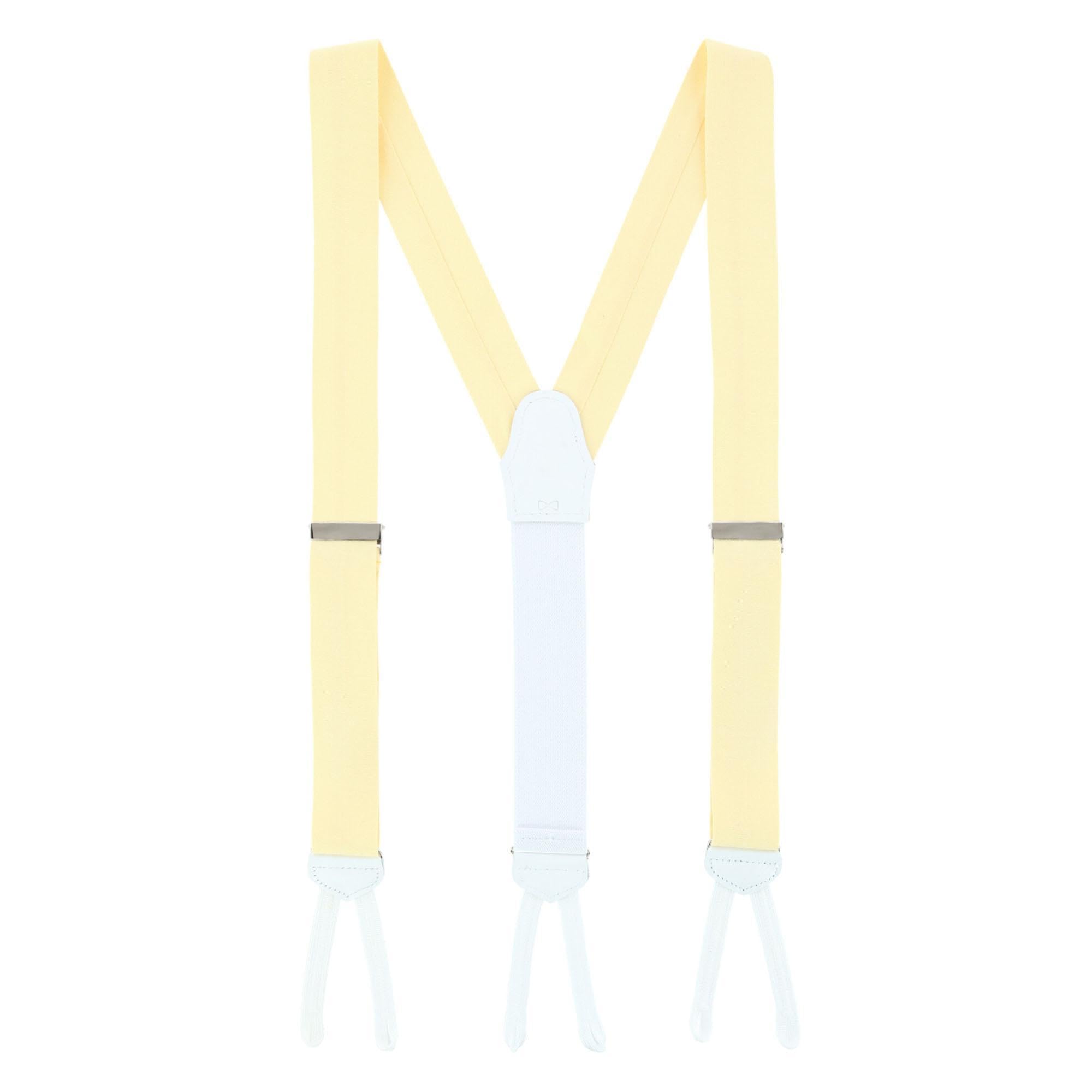 Trafalgar Louisville Chambray Formal End Braces, Yellow