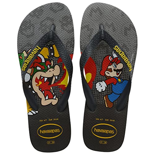 Havaianas Kids' Mario Bros and Bowser Print Flip Flops #TOP21