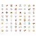 100Pcs Baking Stickers, Bakery Stickers for Water Battles — Baking Gifts for Bakers — Bakery Party Supplies - Gift for Women & Men