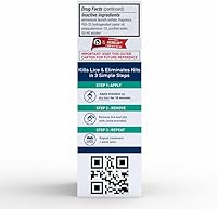 Vista 5 de Herklin Champú para tratamiento de piojos, máxima potencia, fácil de aplicar, 2 onzas líquidas, botella