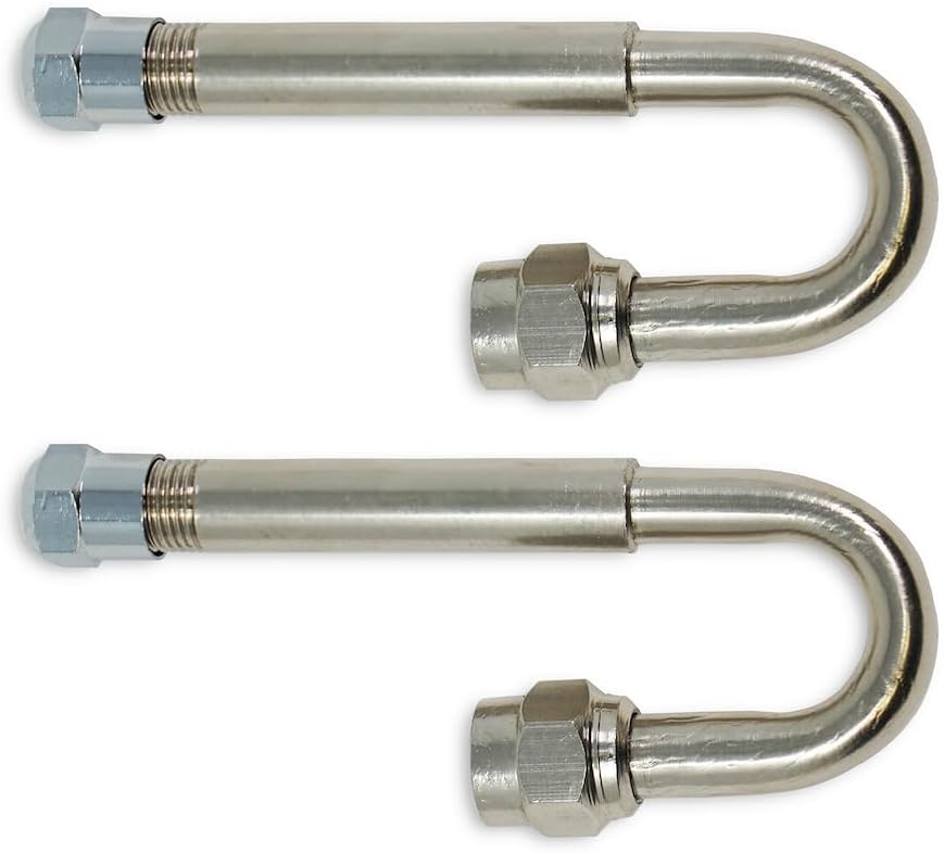 TireMinder 180 Degree Angled Valve Extender, 2 Pack