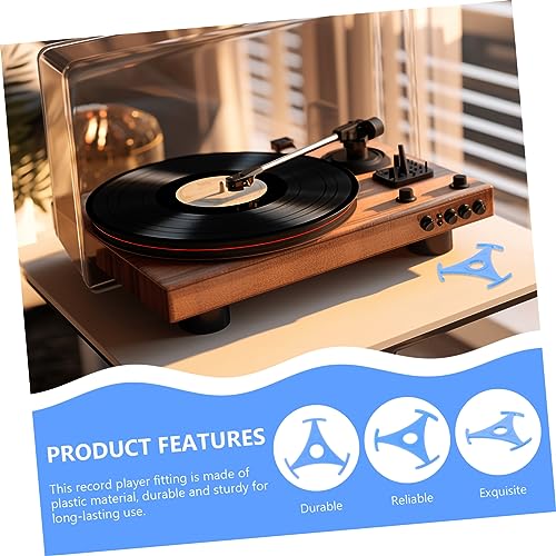 Totority Adaptador De Registro Triangular Acessório Toca-discos Adaptador Para Disco De Vinil Adapta
