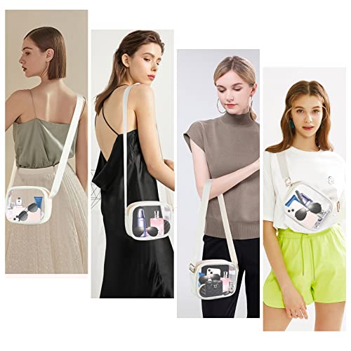 KETIEE Clear Crossbody Bag, Stadium Approved Clear Purse Bag for Concerts Sports Events Festivals3