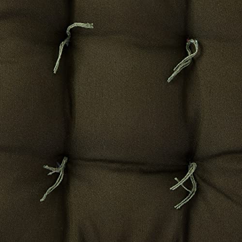 Artesanal Teares, Assento Futton Liso Oxford 0.4 X 0.40, Verde Militar