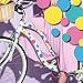 Wandtattoo Loft Fahrradaufkleber 42 STK. Kreise Punkte Pastellfarben Fahrrad Sticker Fahrraddesign Kinderfahrrad