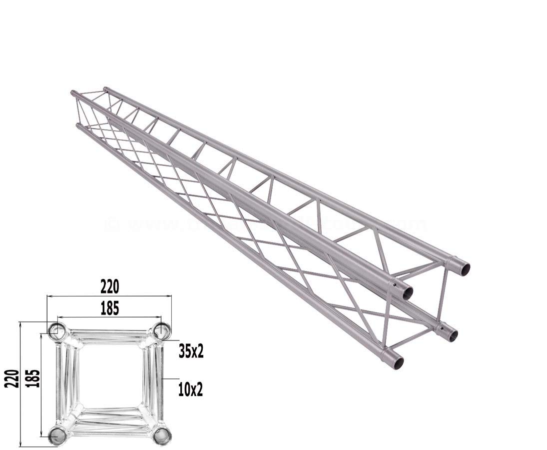 Alu System Trussing AST, Traverse 4 Punkt, Deco Truss T220-4, Länge 250cm - Alu Traversen Aluminium Truss Alu System Trussing AST Traverse