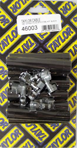 Taylor Cable 46003 Spark Plug Boot/Terminal Kit black 180 deg
