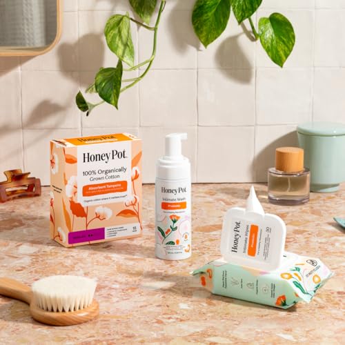 Image of The Honey Pot Company - Feminine Wash - Prebiotic - Herbal Infused w /Aloe Vera, Apple Cider Vinegar, and Prebiotics - pH Balanced, Feminine Care for Sensitive Skin - 5.51 Fl Oz (Pack of 3)