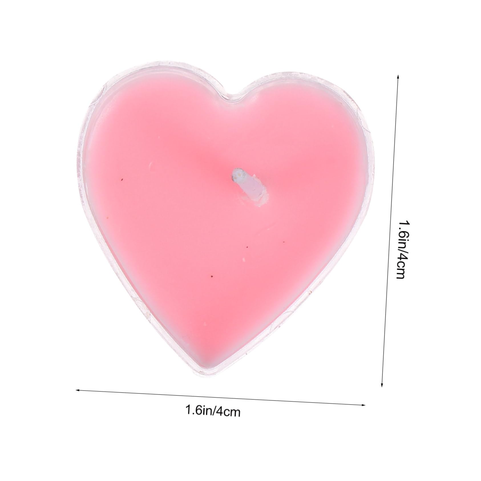 WOFASHPURET 9Pcs Heart Shaped Scented Candles Romantic Tea Light for Weddings Home Decor Festivals and Parties Fragrance Elegant Decorative Lights Box