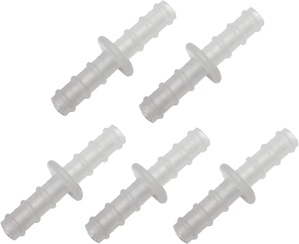 5pk Oxygen Tubing Straight Connectors