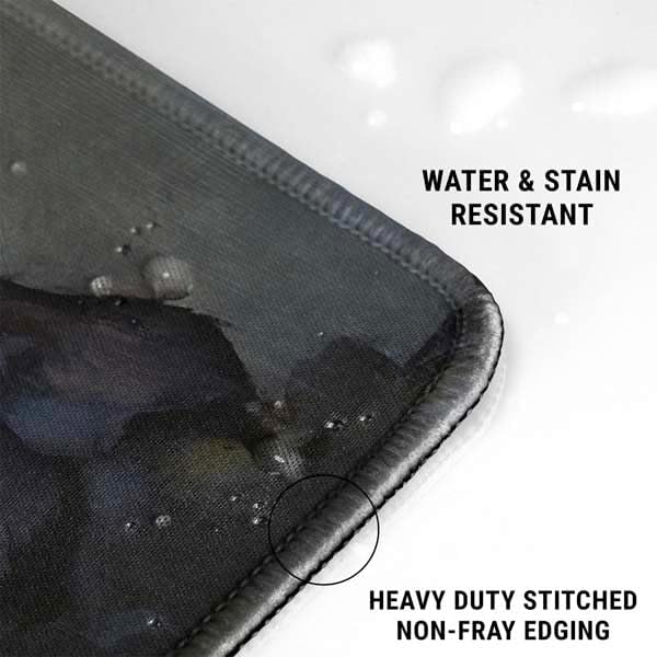 Skinit Medium Gaming Mouse Pad - Officially Licensed Death Dealer on Horseback by Frazetta Design with Stitched Edges, Waterproof, Non-Slip Rubber Base, Desk Mat for Keyboard & Mouse