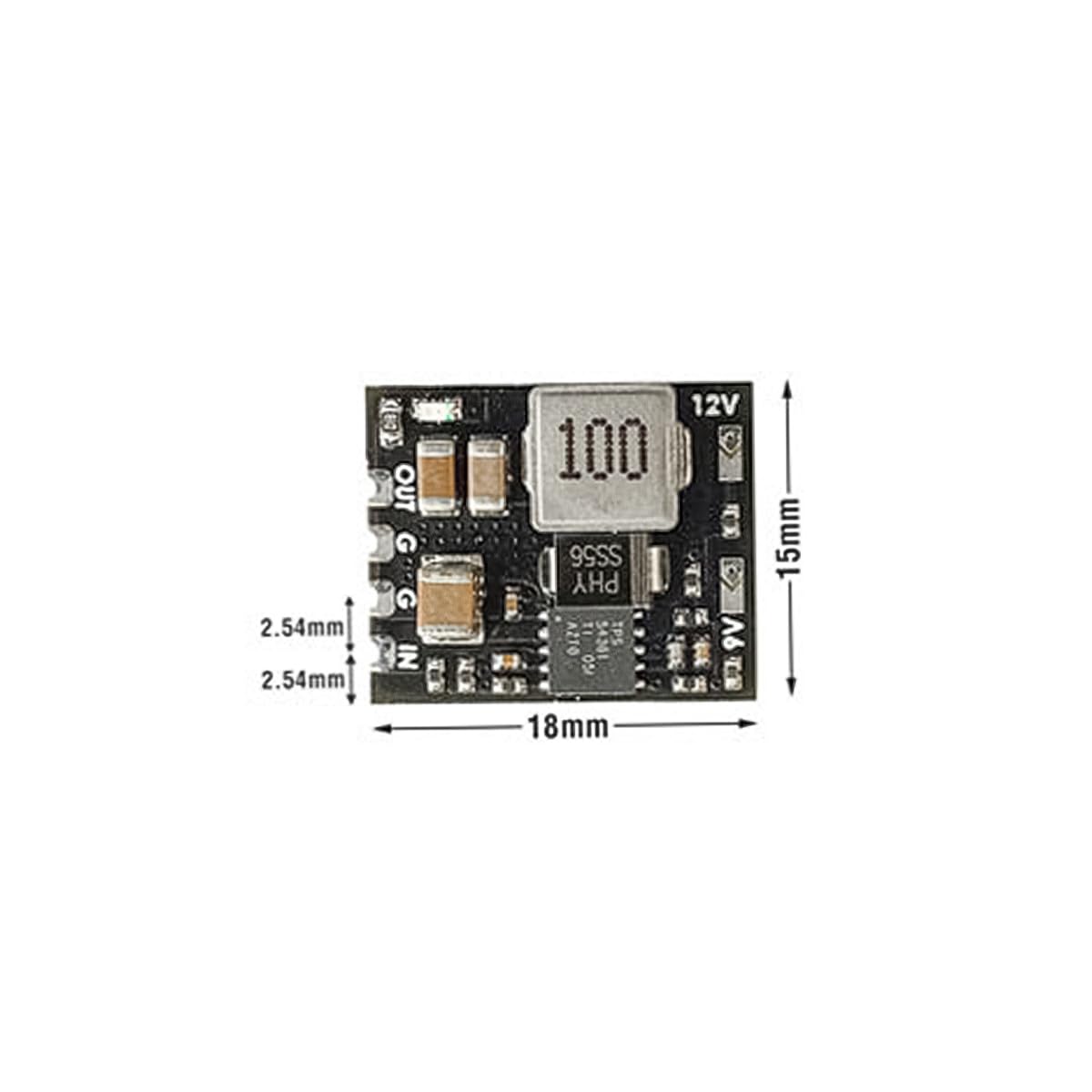 Micro BEC 6-60V a 5V/9V/12V Regolatore di Tensione Step-Down Regolabile per 5/6/7 Pollici 210mm 250mm Fino a 12s Fibra di Carbonio FPV Racing Quad Frame X Quadcopter