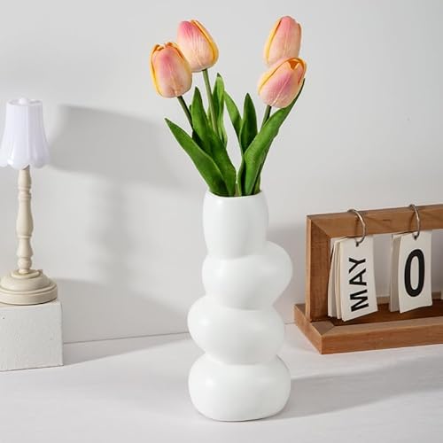 Selbstbewässernder Übertopf für Zimmerpflanzen, 19 cm, 2 Stück, afrikanische Veilchen-Töpfe mit Dochtseil, Blumen, Sukkulenten, Kräuter, Zimmerpflanzen