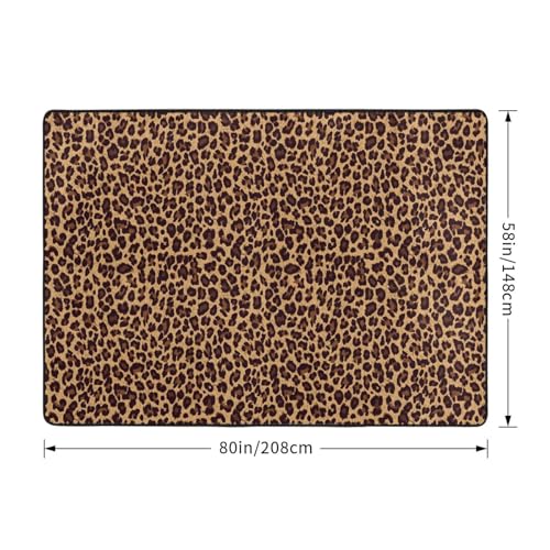 Tapis léopard lavable : fini les taches dans le salon - 3