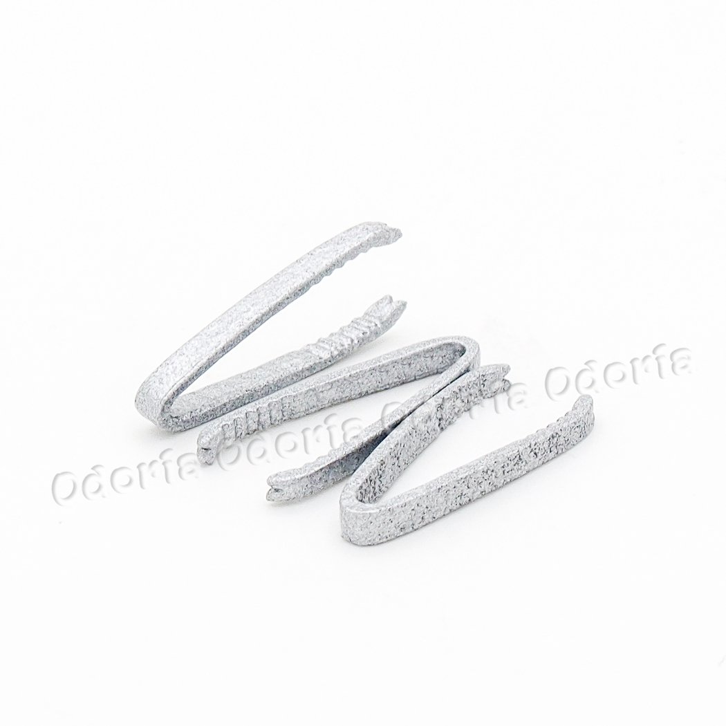 Odoria 1/12 Miniatur-Küchenzangen Set – 3 Stück Metall-Zangen Für Puppenhaus & Deko
