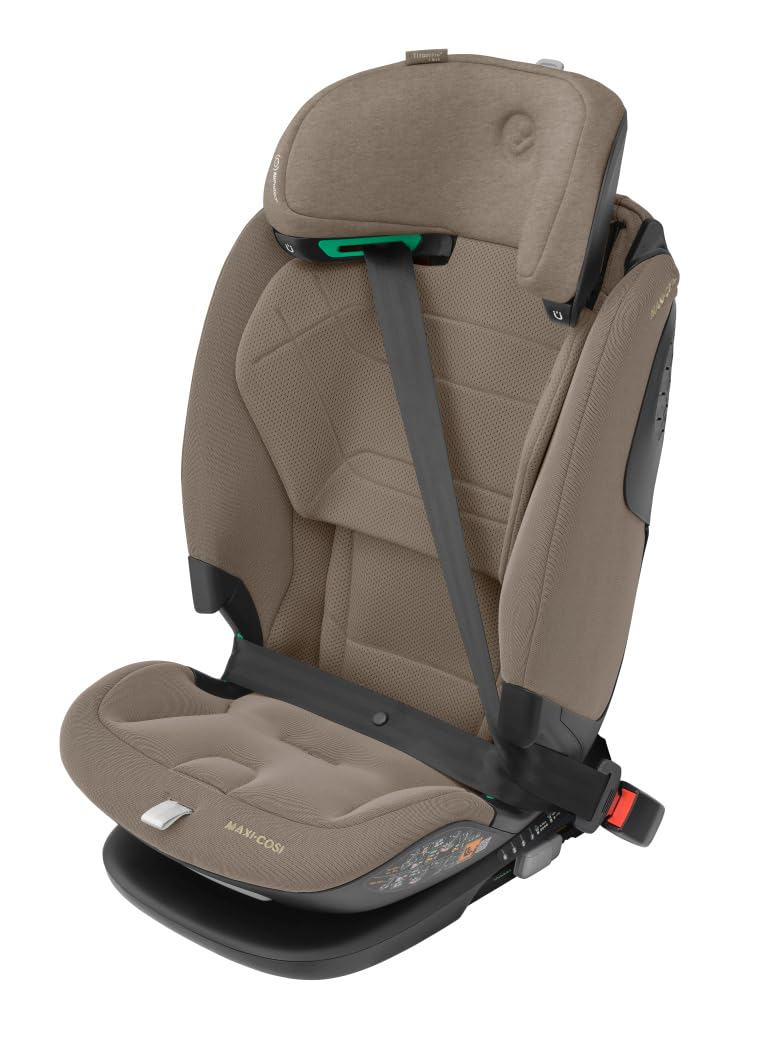 Maxi-Cosi Titan Pro² i-Size, wielofunkcyjny fotelik samochodowy, ochrona boczna G-CELL, uprząż łatwego otwierania i zamykania, ClimaFlow, 4 pozycje leżenia, 76-150 cm, 15 miesięcy - 12 lat, Authentic