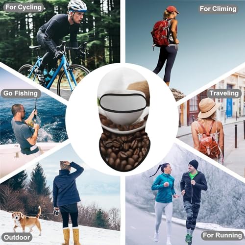 Máscara facial de balaclava para hombre y mujer, protección solar, transpirable, cubre todo el rostro y cuello, ideal para senderismo, ciclismo, running y conducción miniatura 6