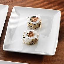 Steelite V9942 Taste Rectangle One Plate, White Pack of 6