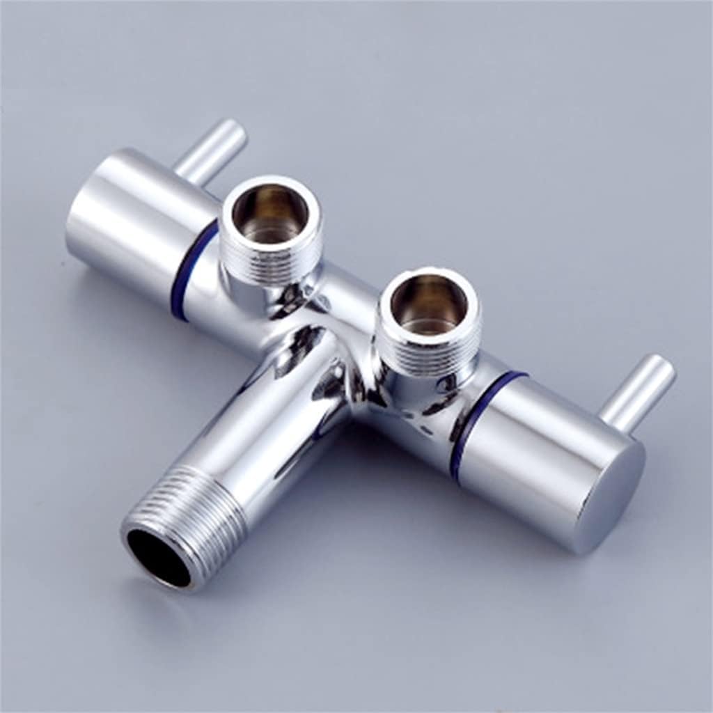 Bathroom Faucet Valve Angle Single Inlet Outlet Control Shower Toilet Sink Basin
