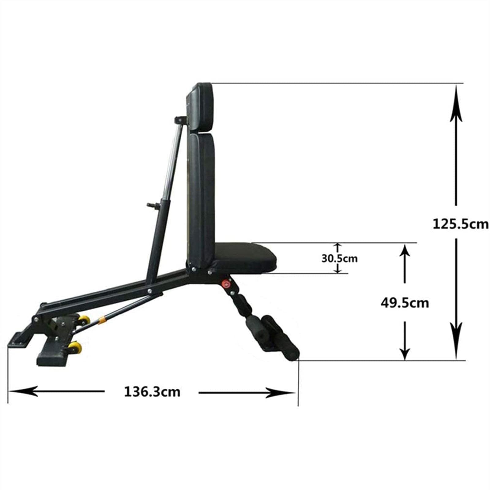 Panca Pesi, Panca Piana, bilanciere per Pesi, Panca Piana, Panca Piana, Attrezzatura per Fitness Multifunzionale per la casa, Panca con manubri