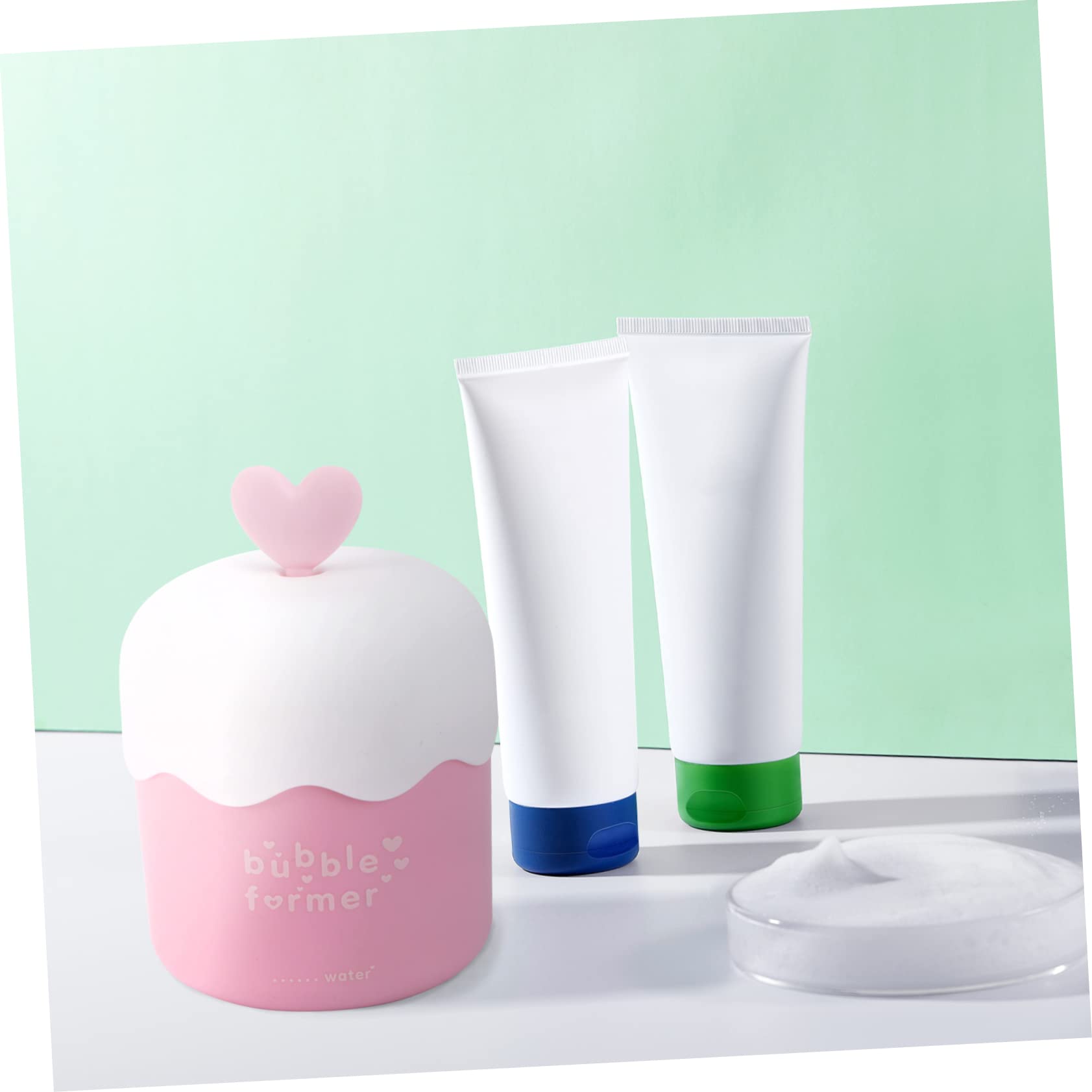 Detergente per il viso Bubbler Bubble Cup Tazza di schiuma portatile Foamer Device Cup per una pulizia efficace della pelle a casa e in viaggio, compatto, facile da usare, 4,72 x 3,11 x 3,11 cm