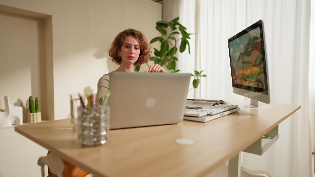 Homall bureau assis debout électrique réglable en hauteur