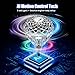 Magical Flying Ball,Flying Toy For Kids With Motion-Control & 3d Flip,Usb Rechargeable Cool Hover Bouncing Spinner Gift For Boys Girls Teens Ages 8 9 10 11 12 Years Old (Silver)