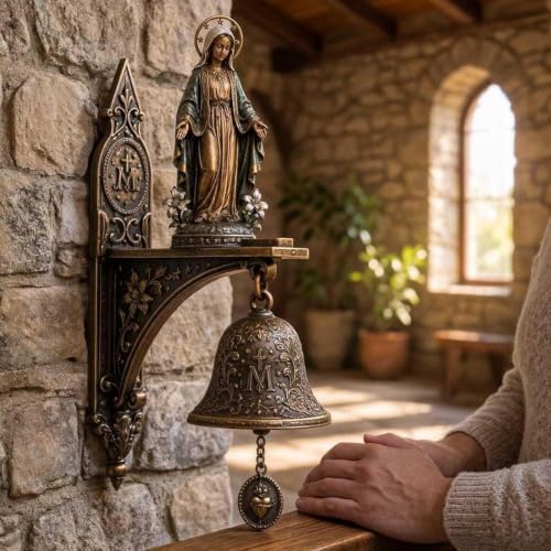 Campana para puerta de diseño antiguo que decora las entradas y emite un sonido claro 3