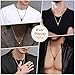 FaithHeart Colgante Cabeza Esquelético Chapado en Oro Amarillo 18K Collar Moderno para...