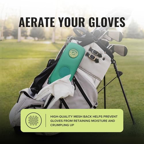 Stripebird - Original Performance Golf Glove Holder Case (Fairway Green) - Protect and Keep Golf Gloves Dry - Moisture Free Storage - Golf Glove Organizer Case - image 5