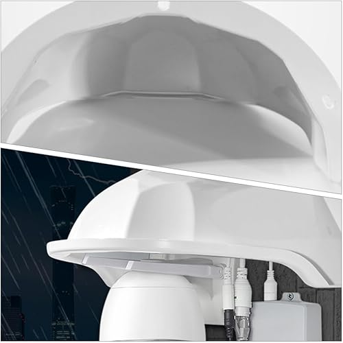 Miniatura 5 de Angoily Cubierta universal para protección solar y lluvia, protector de cámara, protección superior, para timbre de puerta, para anillo nido, cúpula