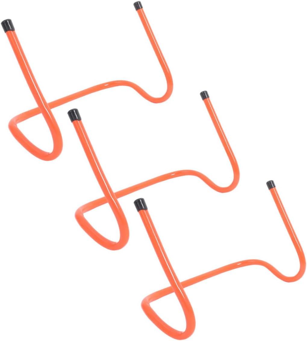 Healifty 3pcs Training Hurdles 15cm Plastic Agility Speed Hurdles for Soccer Basketball Sports Training Equipment Preschool Athletic Obstacle Barriers