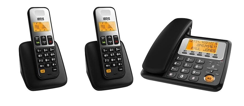 INSYS B4 3505 Combo teléfone + 2X inalambrico DECT