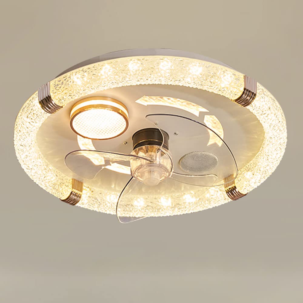 Ventilateur créatif moderne avec lumière pour éliminer la chaleur sans bruit