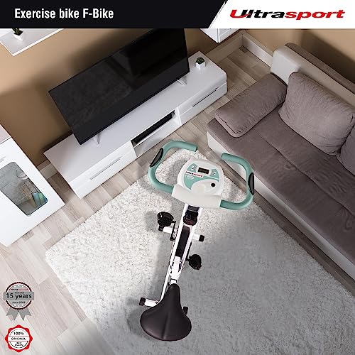Ultrasport F-Bike Folding Exercise Bike - Extra Silent With Relax Foam Seat And Lcd Display - Exercise Bikes For Home Use, Exercise Bike Foldable, Indoor Bike, Stationary Bike (Mint) - 2